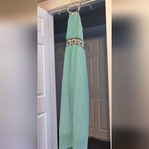 Turquoise dress